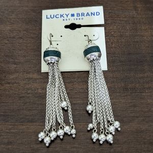Lucky Brand Dangling Fringe Earrings